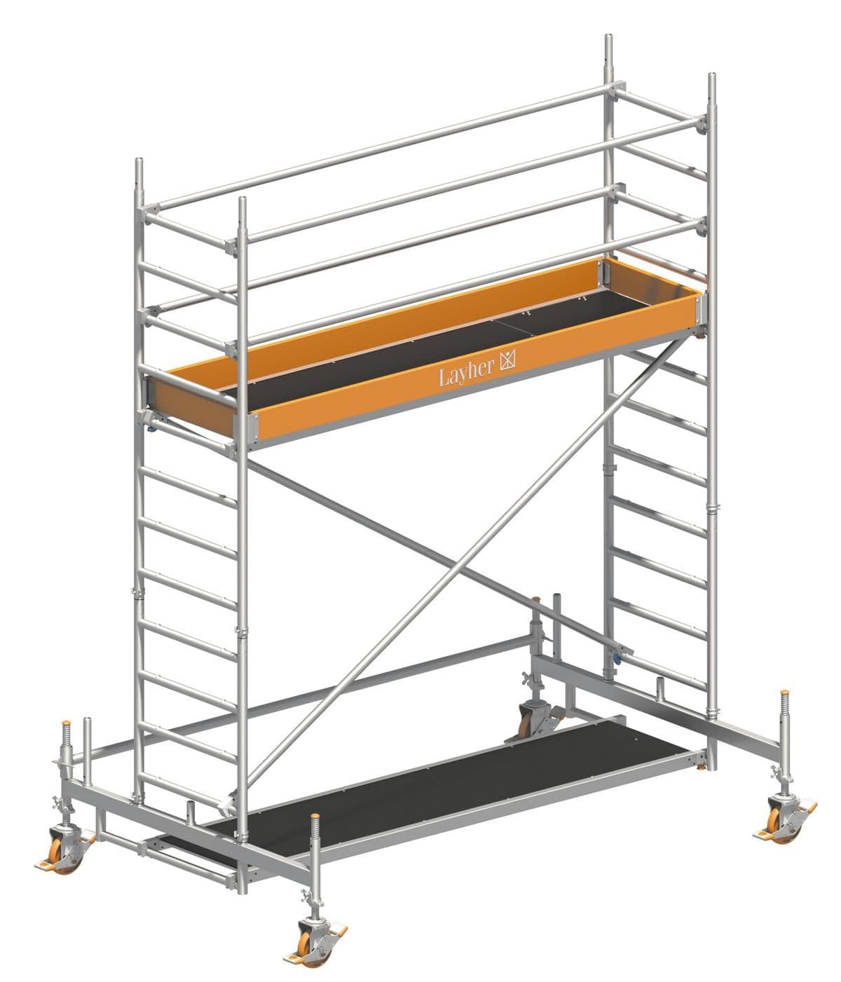 Item image: Rollgerüst, Höhe bis 3,5 m, Länge ca. 3 m