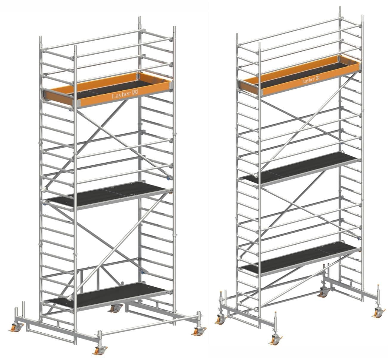 Item image: Rollgerüst, Gerüst-Höhe bis 6,5 m, Länge ca. 2 m