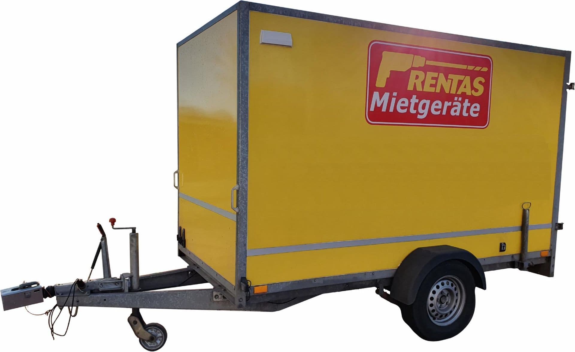 Artikelbild: Anhänger mit Koffer, zul. GG 1.300 kg, Nutzlast max. 740 kg, Ladefläche 2,60 x 1,30 x 1,80 m