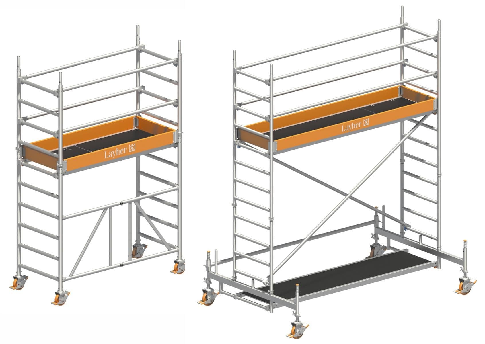 Item image: Rollgerüst, Gerüst-Höhe bis 3,5 m, Länge ca. 2 m