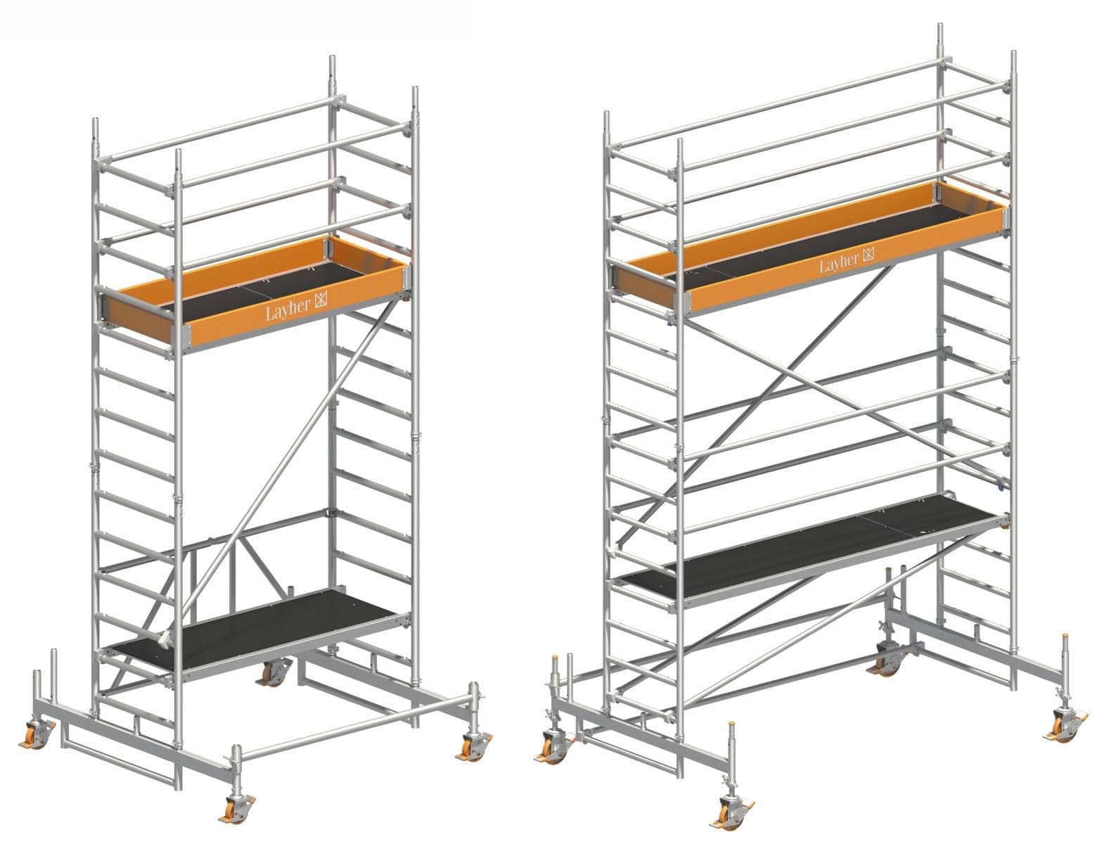 Item image: Rollgerüst, Gerüst-Höhe bis 4,5 m, Länge ca. 2 m