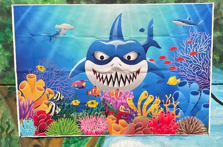 Item image: Geburtstagsfeier Hintergrund Deko Baby Shark