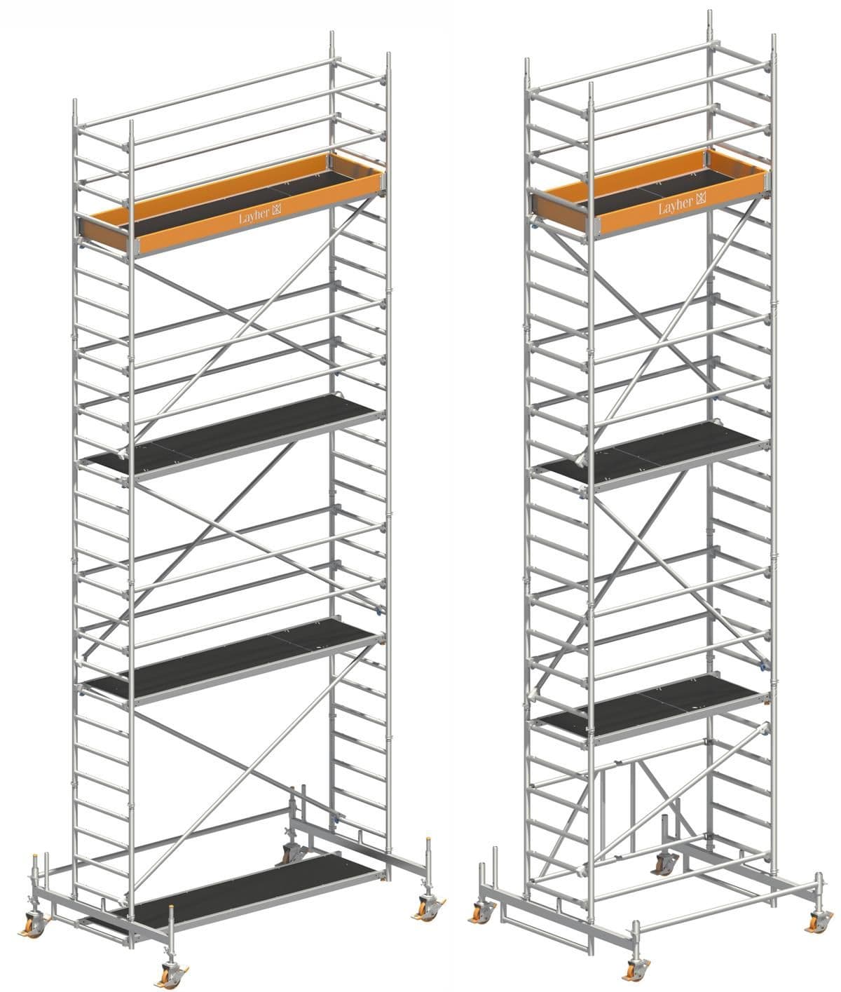 Item image: Rollgerüst, Gerüst-Höhe bis 7,5 m, Länge ca. 2 m